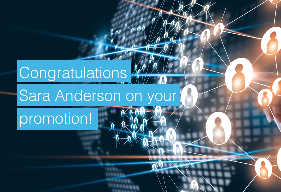 Congratulations on Your Promotion Sara Anderson! - ECS Inc.
